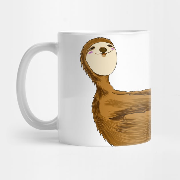 Relax with sloth: stretching 'It's okay' by smithandco